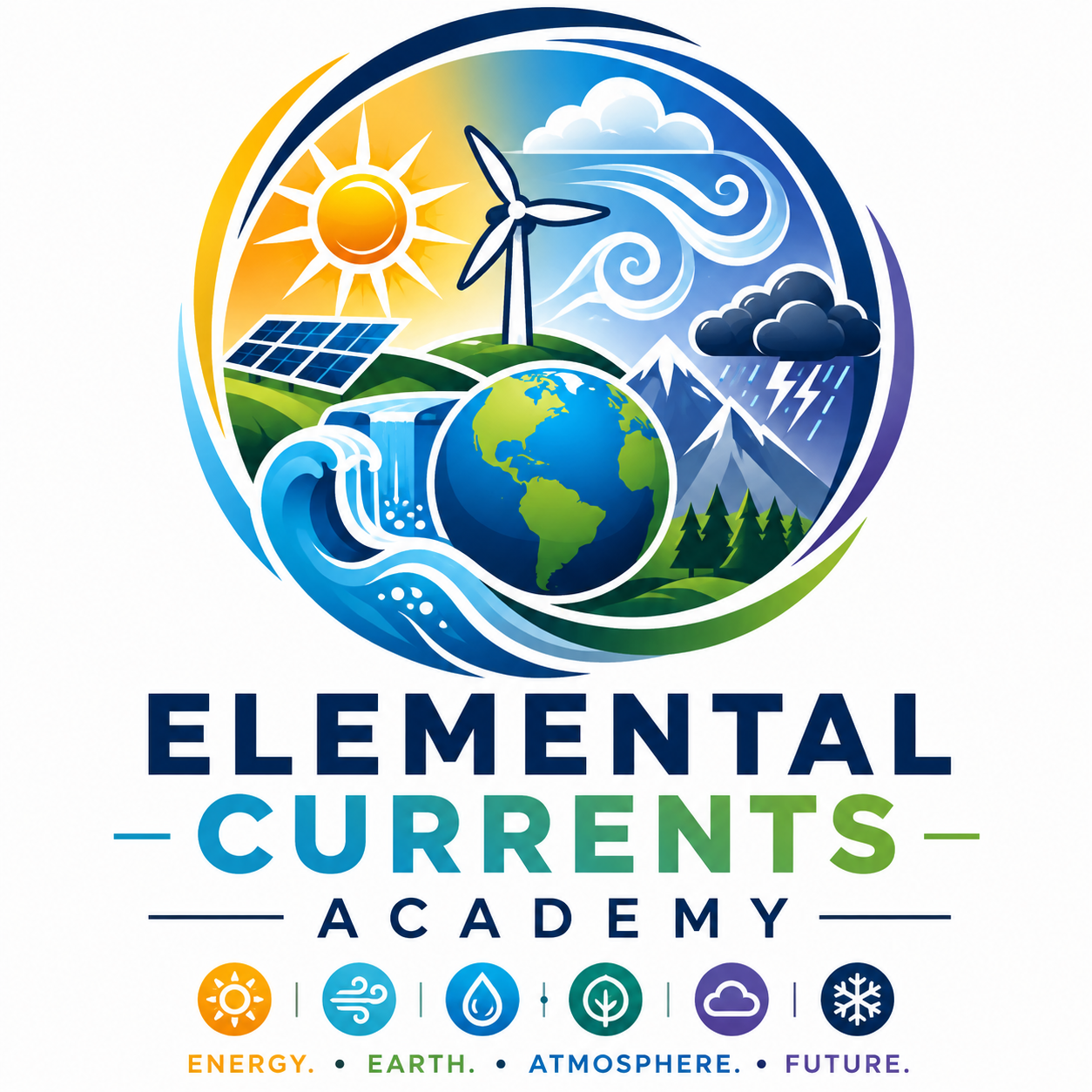 Elemental Currents Academy logo